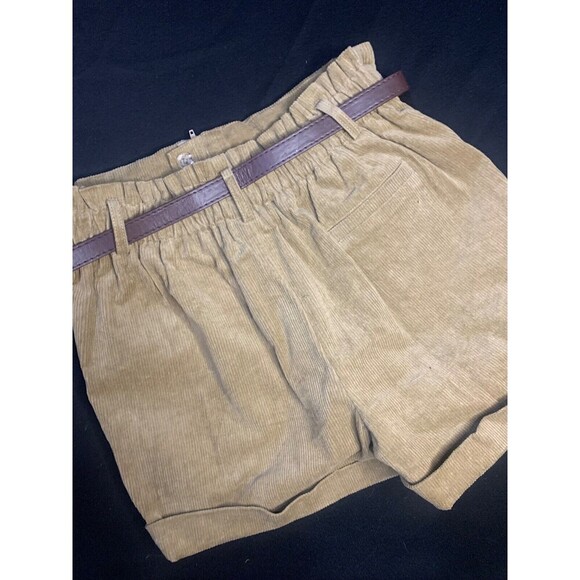 Women’s Cider‎ Corduroy Camel Shorts NWT SZ M - Picture 4 of 4